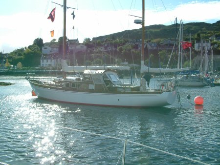 Committee boat at the Scottish Series