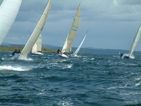 And there were boats behind us!