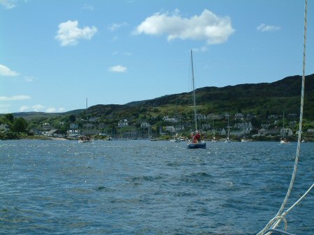 A view of the entrance to Tarbert