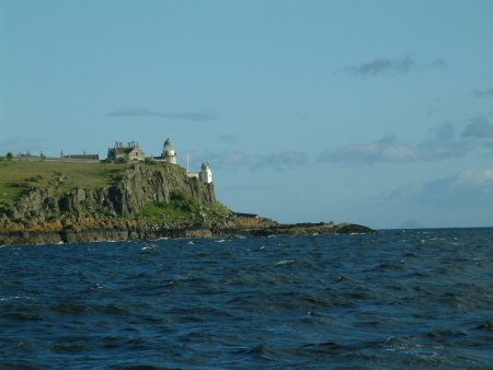 The lighthouse on the south end of Little Cumbrae