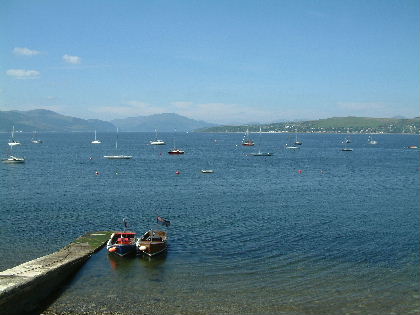 Looking north from RGYC