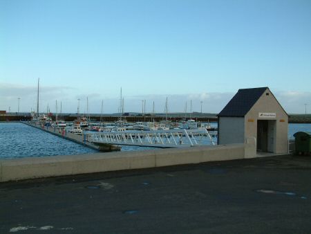 The new marina at Kirkwall