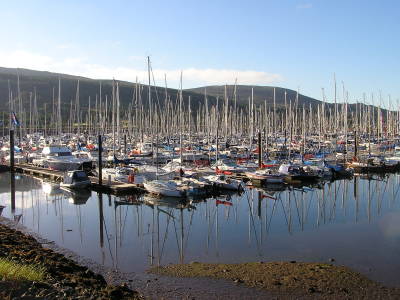 Largs Yacht Have, at low tide