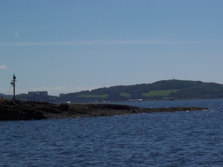The view East from Millport